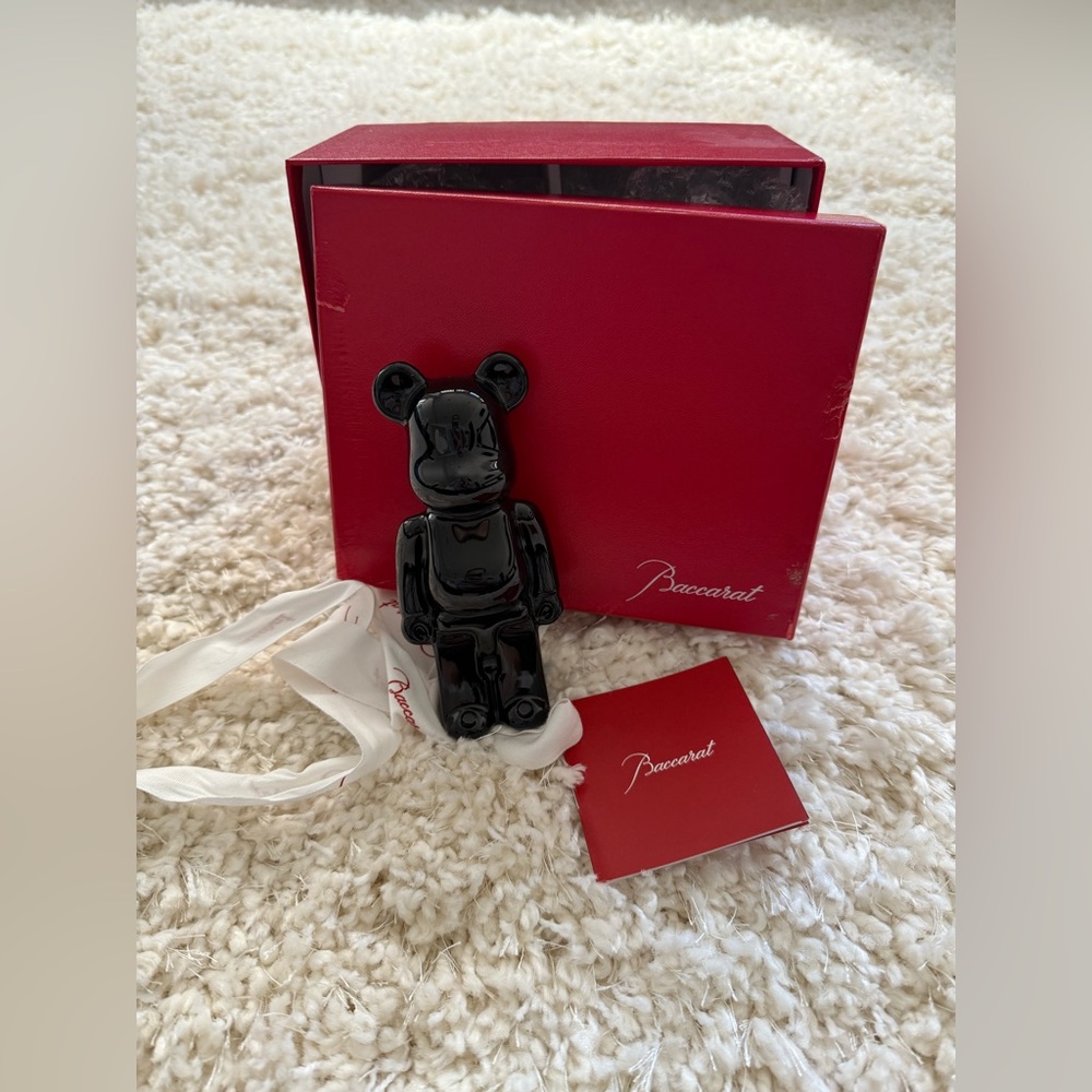 Baccarat Be@rbrick Fugurine - Black 
Retail $660